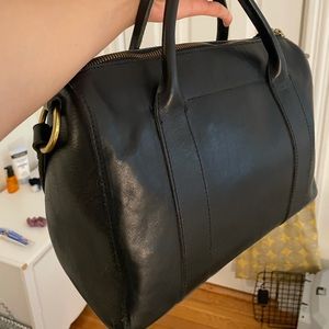 Madewell The Prague Satchel Black